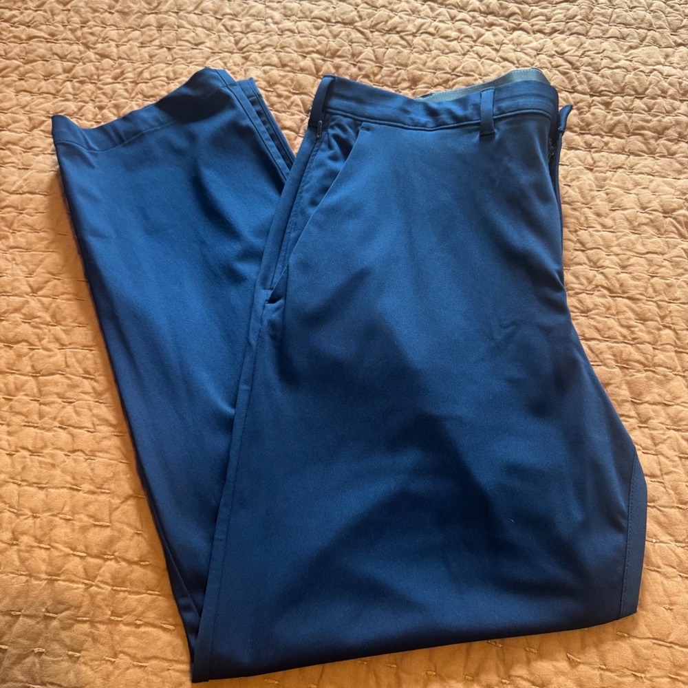 Lands End Mens Traditional Fit Performance Golf Pants Navy Blue 38x32 543961 - Picture 10 of 10